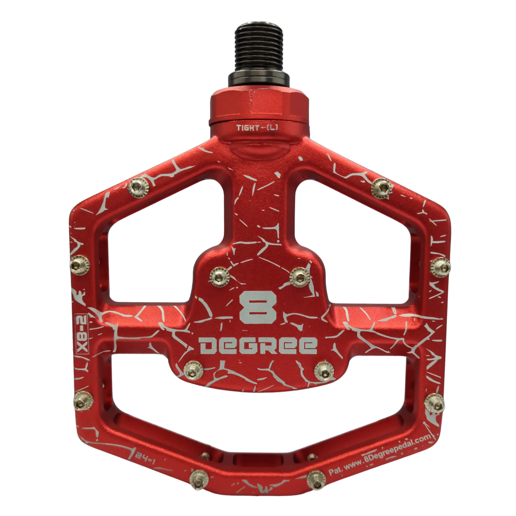 Floating Flat Pedals with 8° Self-Centering Float
