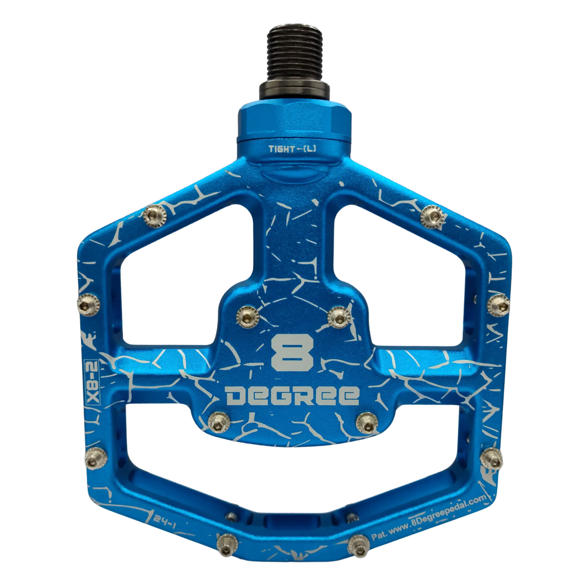 Floating Flat Pedals with 8° Self-Centering Float