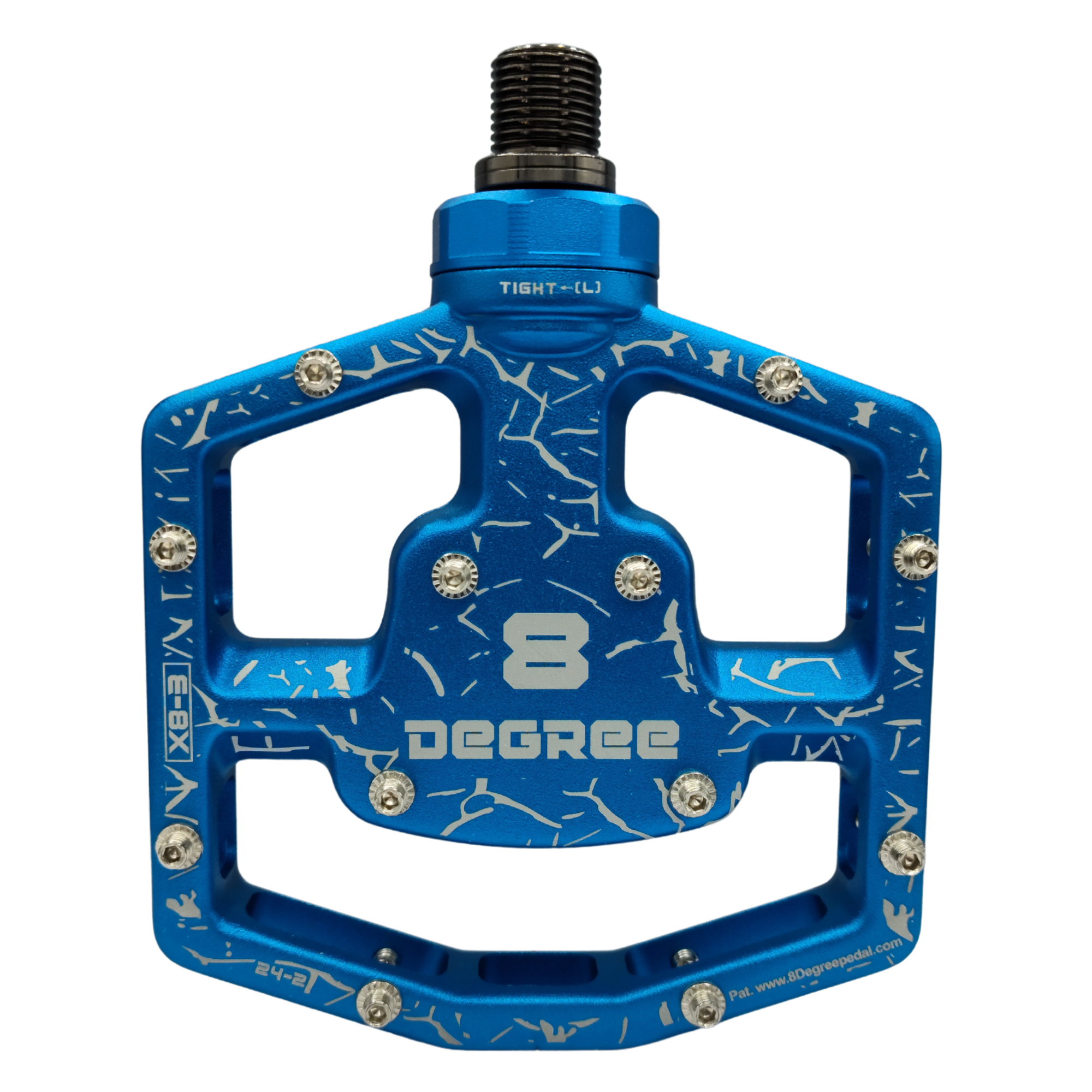 platform bike pedals Floating Flat Pedals with 8° Self-Centering Float