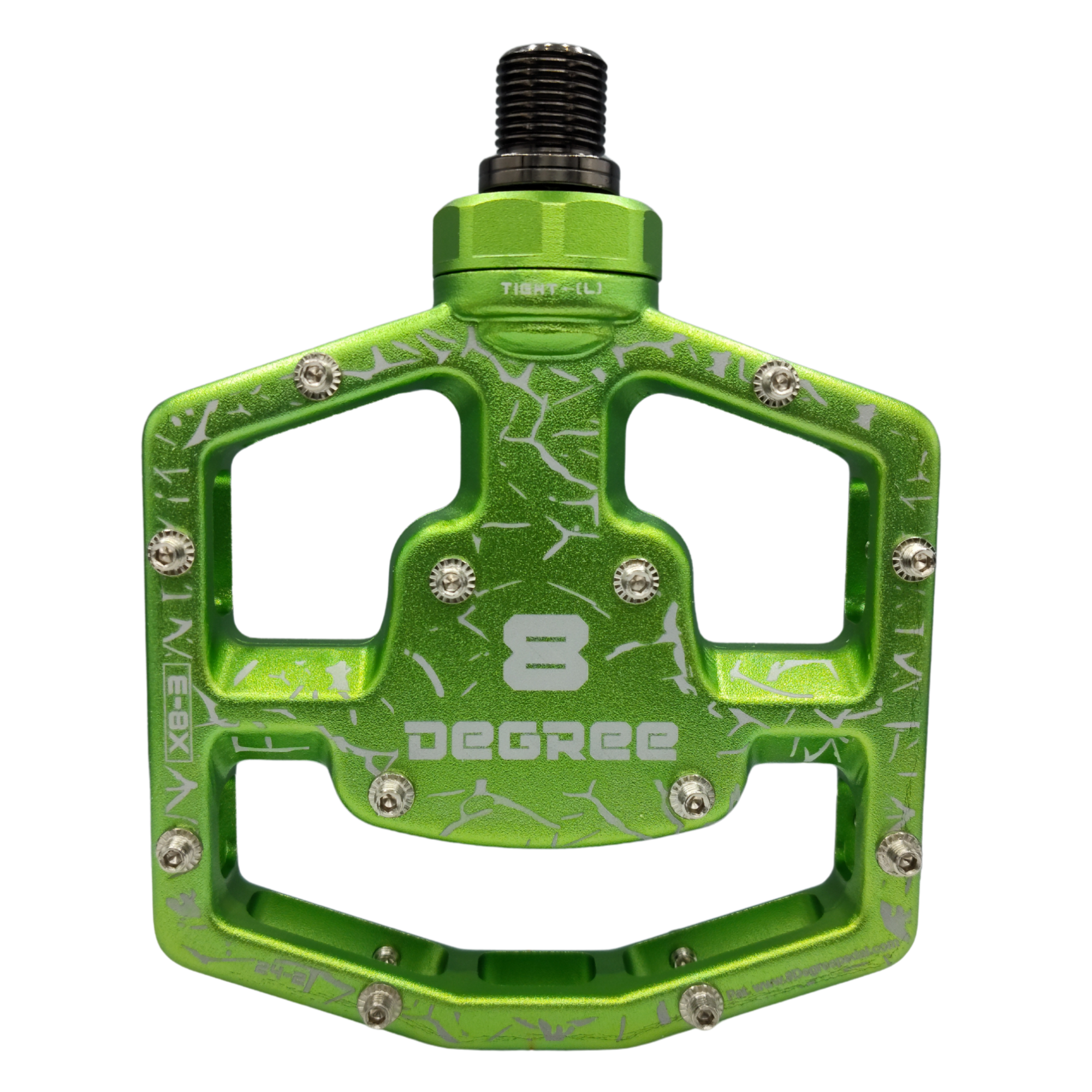 triple eight pedale Floating Flat Pedals with 8° Self-Centering Float
