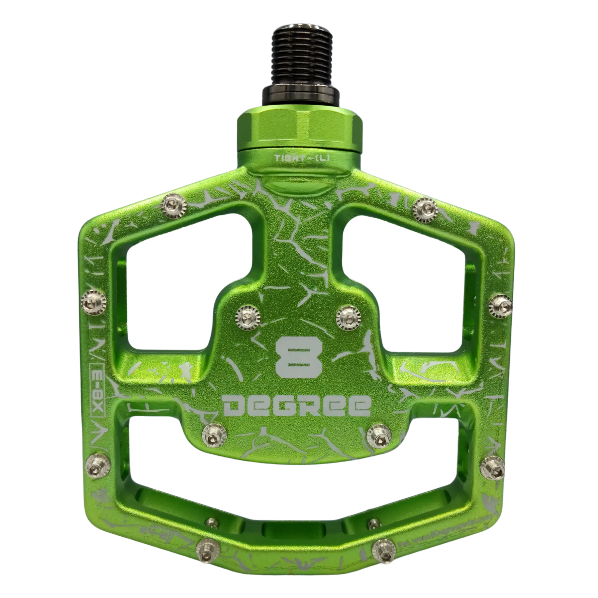 Floating Flat Pedals with 8° Self-Centering Float