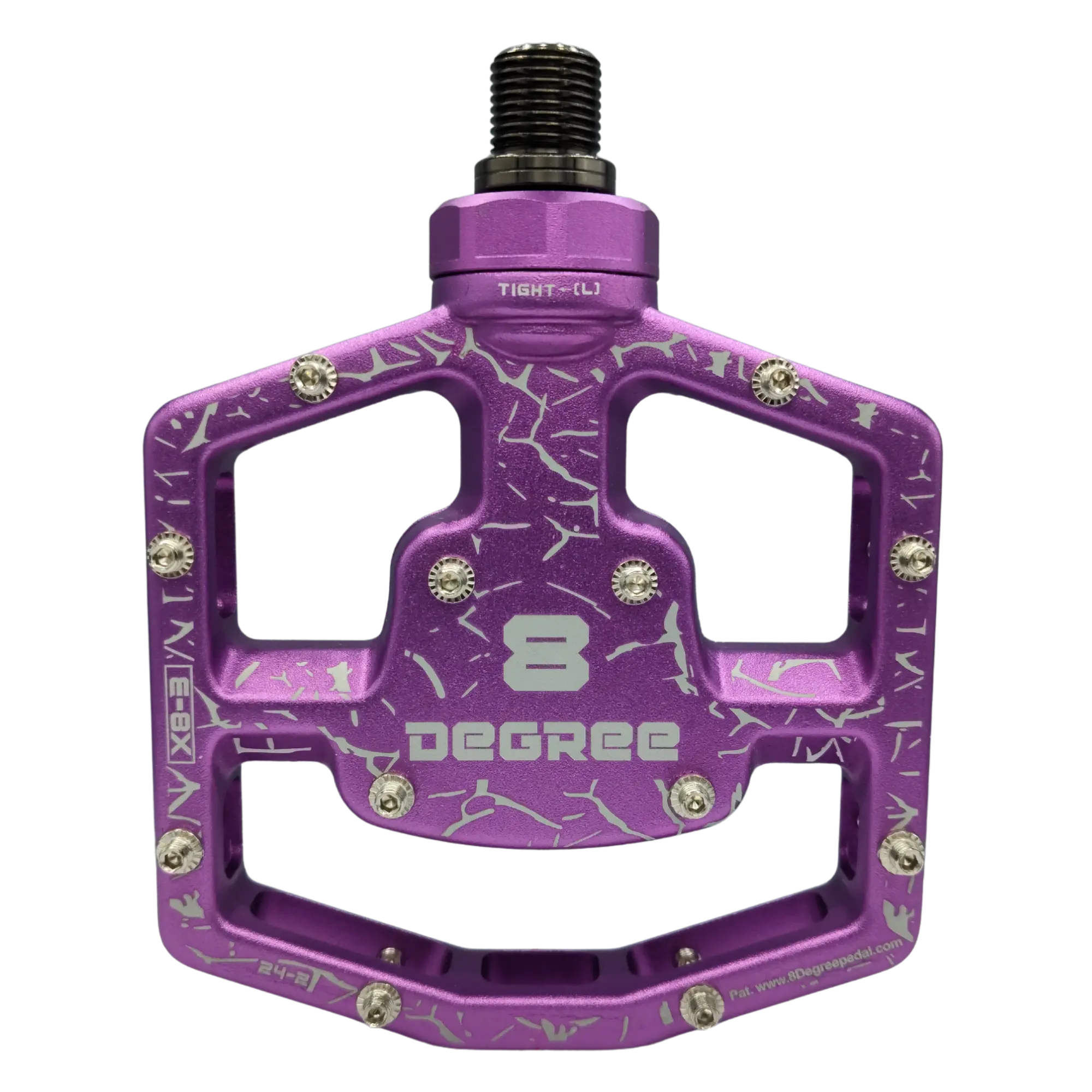 Floating Flat Pedals with 8° Self-Centering Float