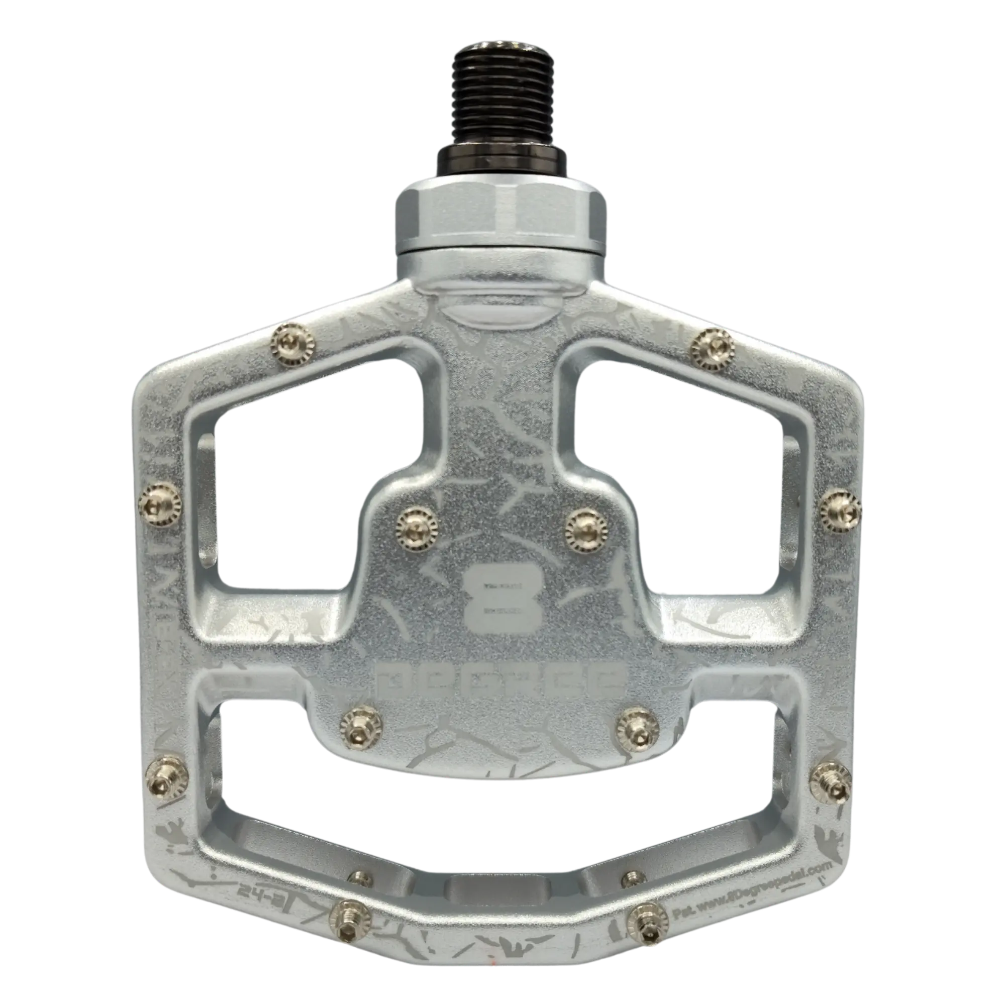 Floating Flat Pedals with 8° Self-Centering Float